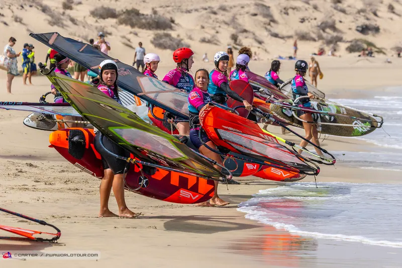 Sail with the pros — Fuerteventura, Sotavento — photo by John Carter