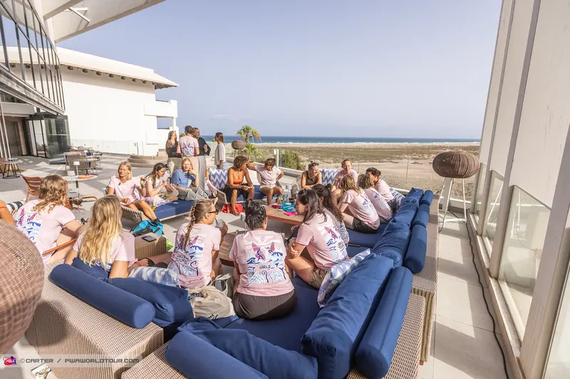 Sail with the pros — Fuerteventura, Sotavento — photo by John Carter