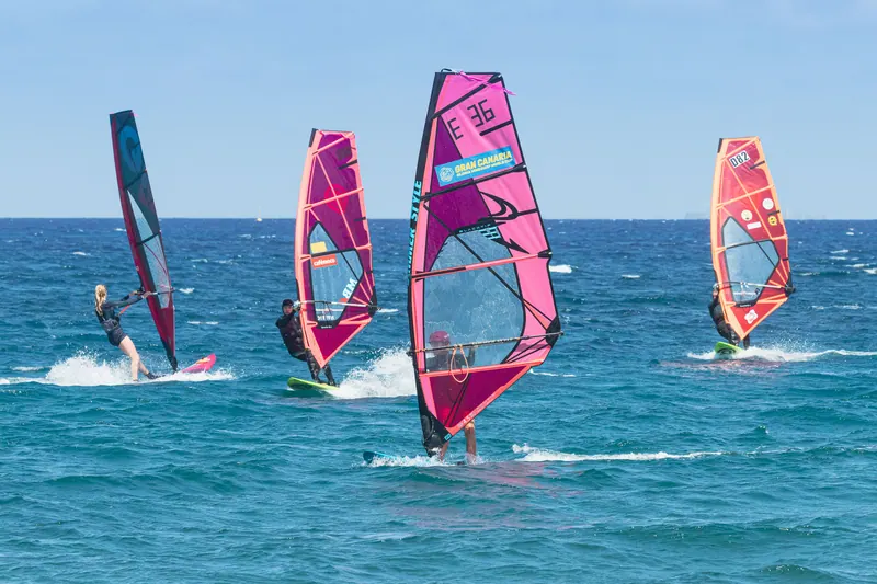 Sail with the pros — Gran Canaria, Pozo Izquierdo — photo by Inna Bru